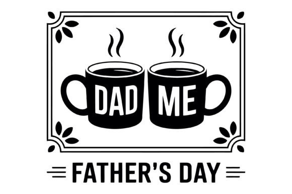 A Cozy Dad Me Mug Design for Modern Merchandise Graphics
