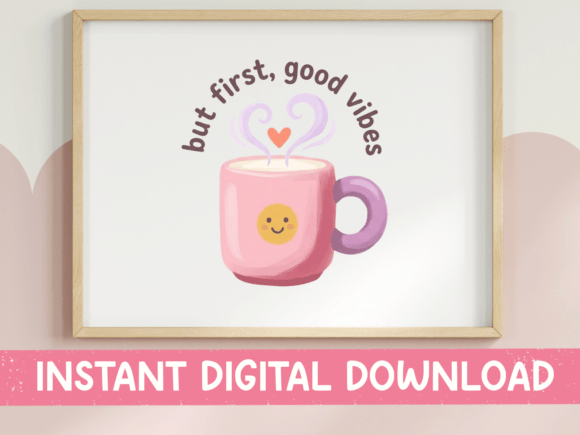 A Cozy Embroidery Review of the Good Vibes Mug Design