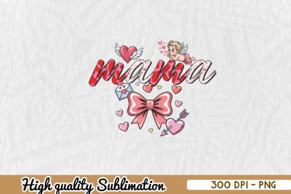 A Cute Valentine Design for Mom and Mama Embroidery