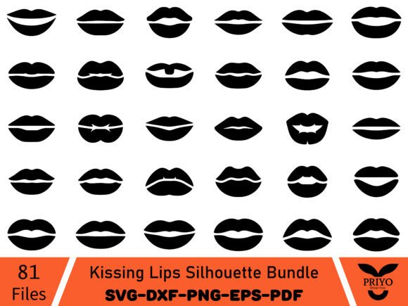 A Designer's Review: The Kissing Lips Silhouette Bundle Graphics for Crafts