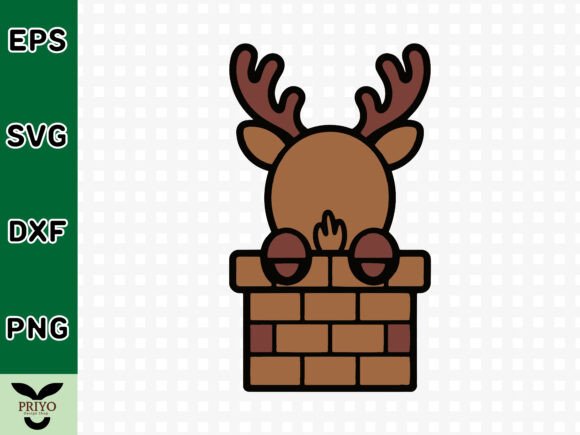 A Festive Reindeer Design for Crafters & Small Businesses