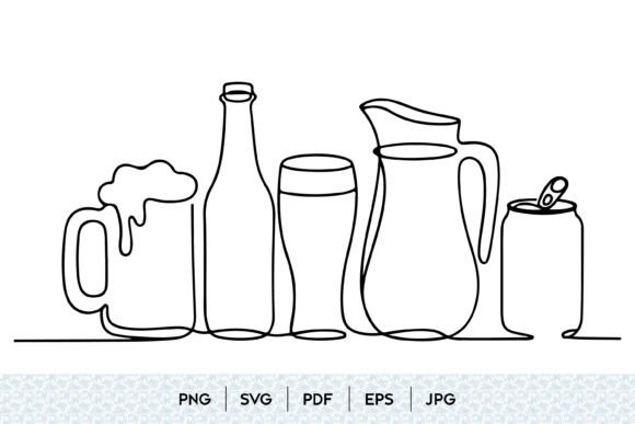 A Minimalist Beverage Design for Modern Embroidery