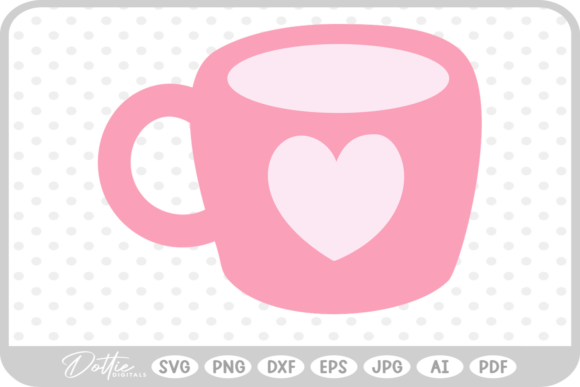 A Valentines Mug Design: For Embroidery or Applique?