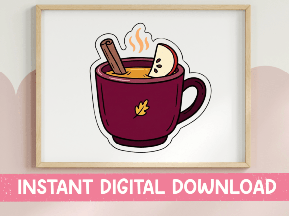 Apple Cider Mug: A Cozy SVG for T-Shirt Designs