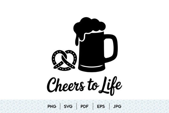 Cheers to Life Beer Mug Graphics Review