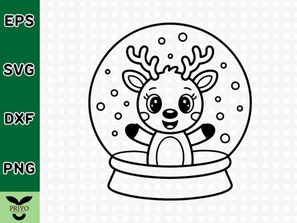 Crafting with a Christmas Snow Globe Graphic