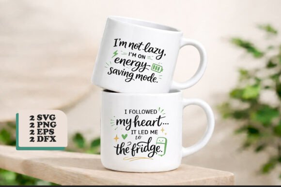Funny Relatable Quotes Mug Graphics for Modern Brand Identity