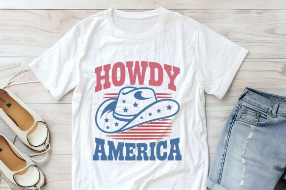 Howdy America 4th of July Graphics for Crafts & Content