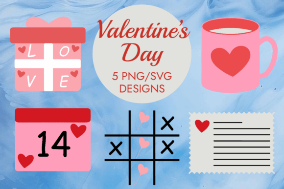 Valentine's Graphics for Crafts & Seasonal Branding